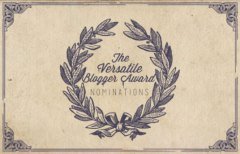 The Versatile Blogger Award: awarded by The Emporium of Lost Thoughts
